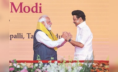 PM Modi inaugurates projects worth over Rs 20,000 cr in Tamil Nadu Modi, Stalin, Tamil Nadu