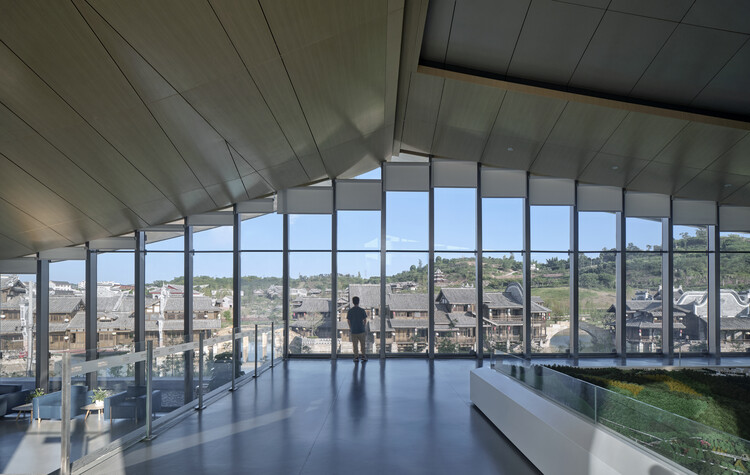 Lizhuang Museum of Cultural Preservation in World War ll / TJAD Original Design Studio - Interior Photography, Glass, Facade, Chair