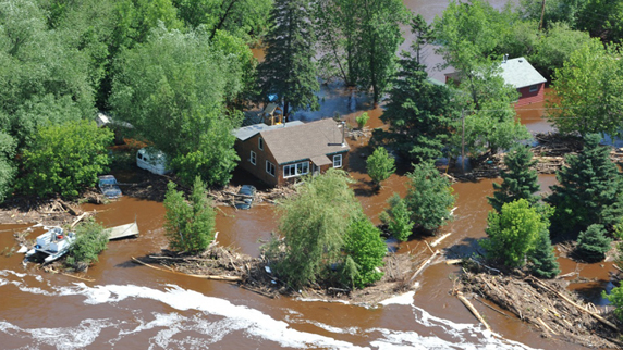 Duluth area flooding 2012