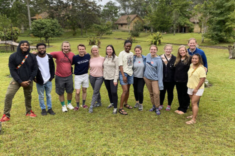 Lafayette's 2022 LIME members pose together in Madagascar