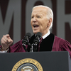 At Morehouse, Biden says dissent should be heard because democracy is 'still the way'