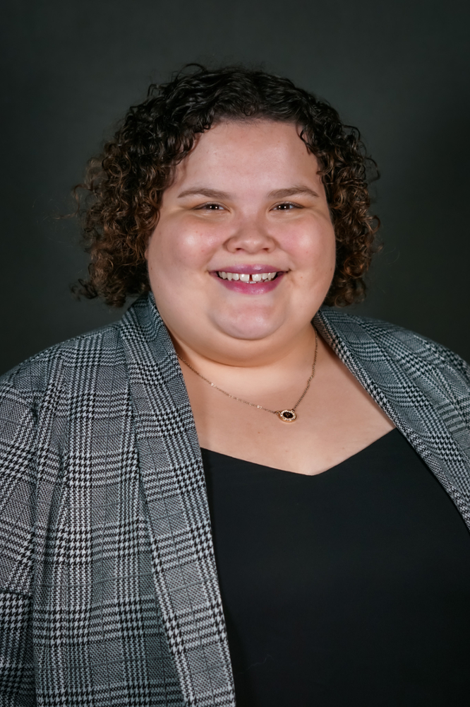 headshot of communications manager, emily jones