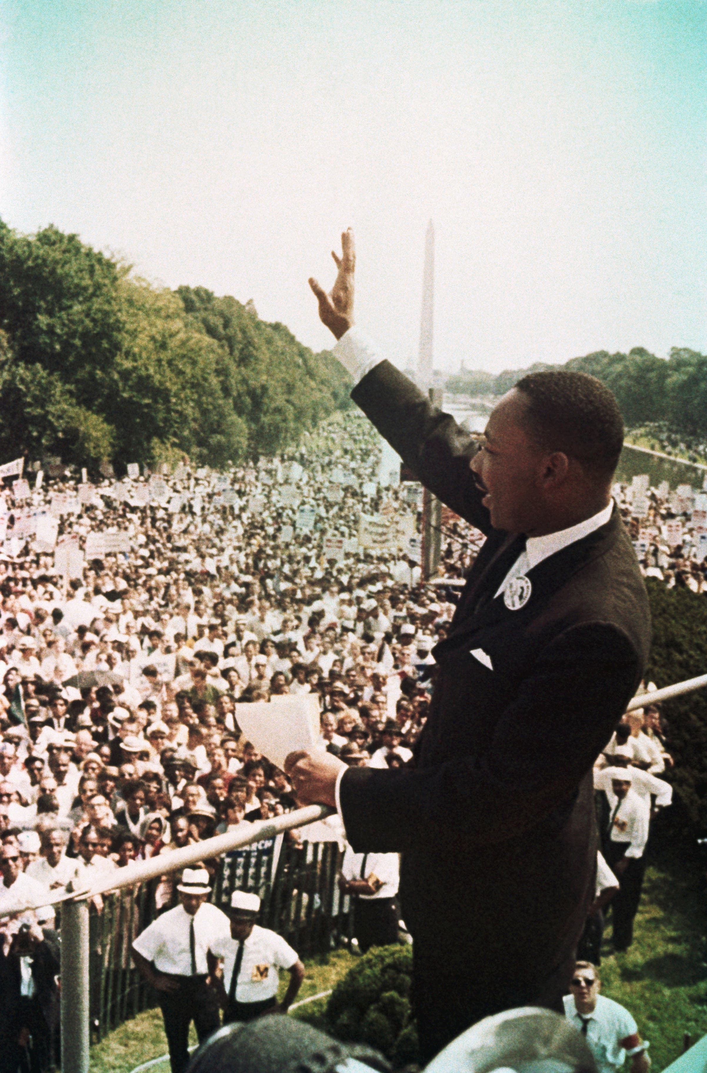 Martin Luther King During the March on Washington