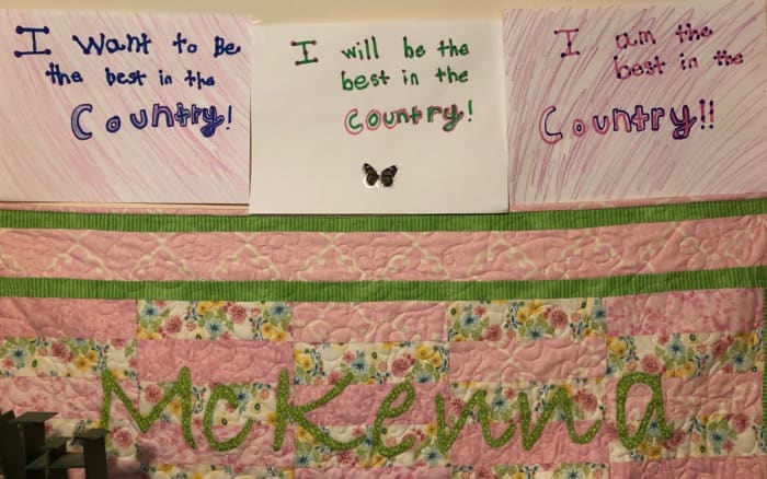 McKenna Woliczko's affirmation statement at age 8