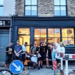 hip hop crew in Brixton street