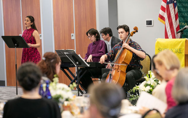 Musical performance during 2024 Honors Convocation
