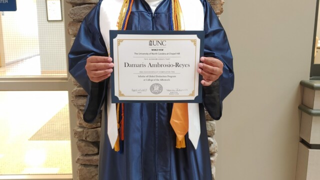 Damaris Ambrosio-Reyes, Spring 2024 COA Scholar of Global Distinction Award Recipient