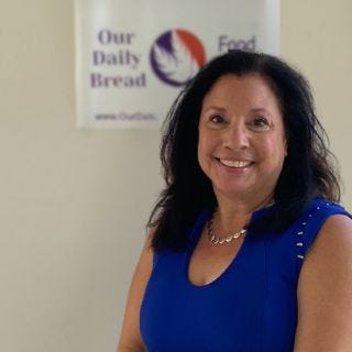 Evelyn Rossetti-Ryan has been the executive director of Our Daily Bread Food Pantry on Marco Island for nine months but has been worked in education and nonprofits her entire career.