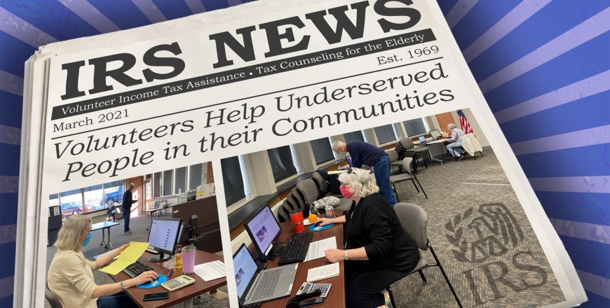 Volunteers Help Underserved People in their Communities Newspaper Article Image Volunteers Help Underserved People in their Communities Newspaper Article Image