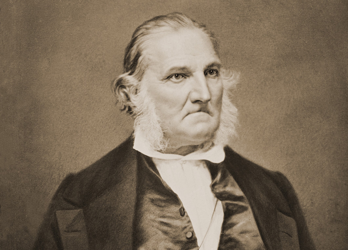 John James Audubon (1785-1851), American naturalist and artist whose classic, THE BIRDS OF AMERICA, was published in four volumes from 1827–38. Ca. 1850