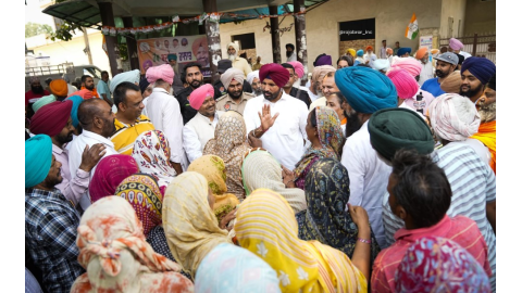 Raja-Warring-Campaigns-In-Ludhiana-Calls-For-United-Front-Against-Bjp