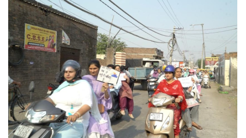 Iss-Baar-70-Paar-Hundreds-Of-Women-Participate-In-Two-wheeler-Voter-Awareness-Rally-Held-In-Ludhiana-South