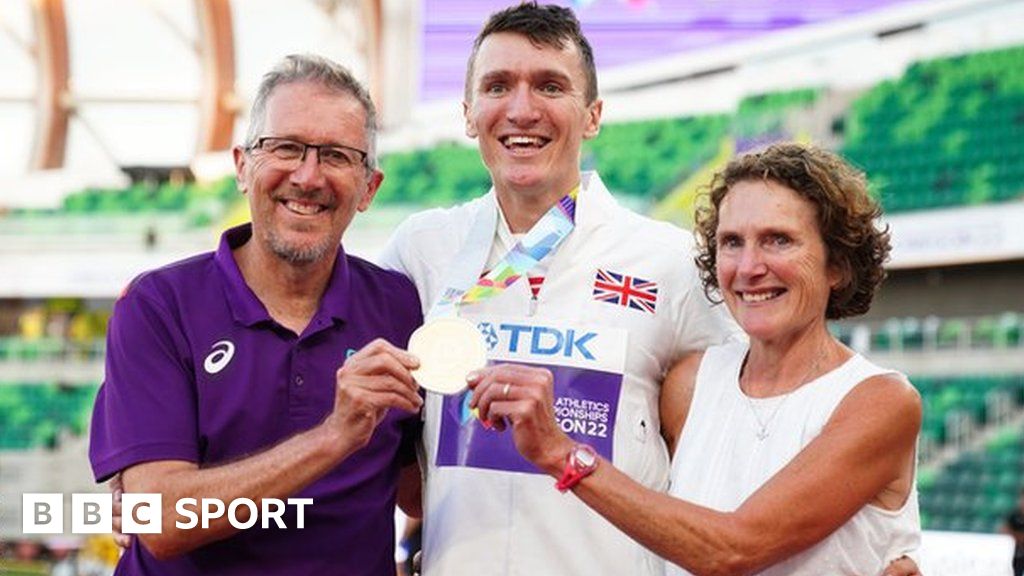 Jake Wightman: World champion and his dad Geoff on 1500m Oregon victory Jake Wightman: World champion and his dad Geoff on 1500m Oregon victory