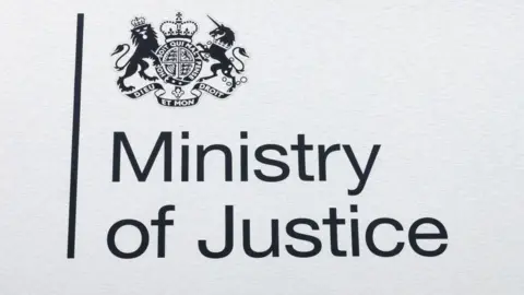 Getty Images Ministry of Justice sign