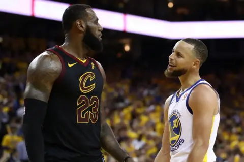 Getty Images James and Curry