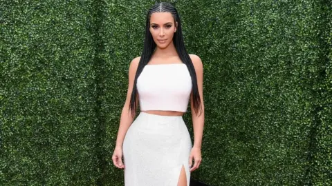 Getty Images Kim Kardashian at the MTV Awards