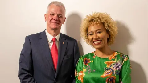 Jason Richardson Sir David Bell and Emeli Sande