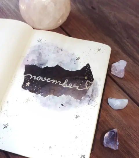 @suzanjournals A page from a bullet journal. Suzan, Netherlands