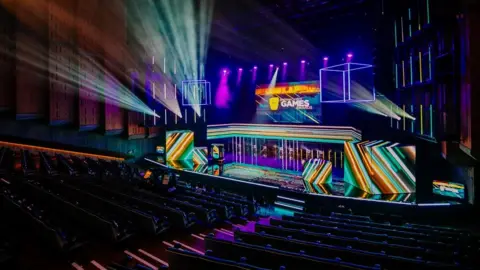 Bafta The stage for the Bafta games awards 2019