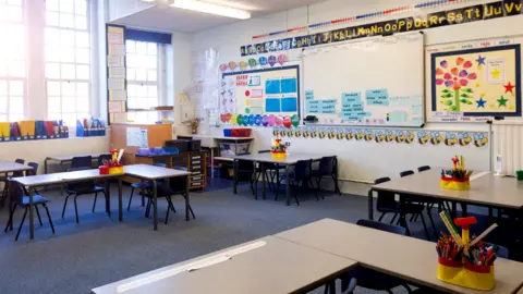 Getty Images Empty classroom