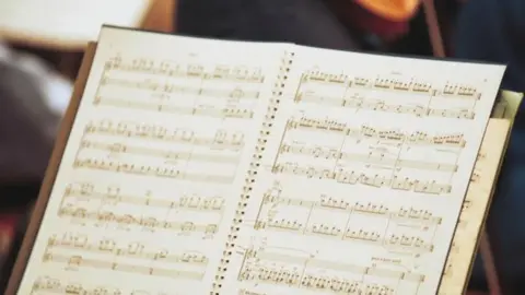 Music sheets (generic photo)