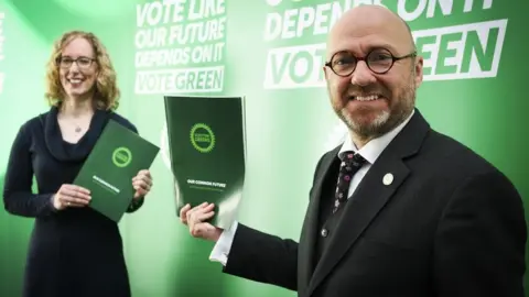 PA Media Lorna Slater and Patrick Harvie