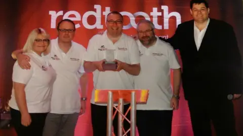 Gareth Kingston Gareth (right), with Mark Labbett from The Chase (far right), after winning the Great British Pub Quiz in 2017