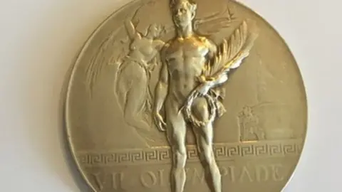 John Hanna Cecil Griffiths' Olympic gold medal