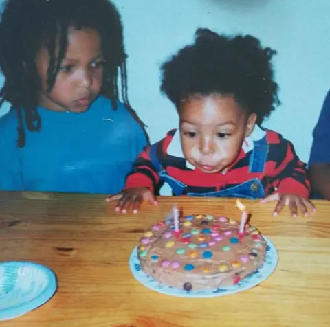 Capt Kidane Cousland Danny and his brother on his 2nd birthday