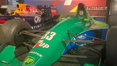 Tom Percival/BBC 1991 Jordan 191 driven by Michael Schumacher