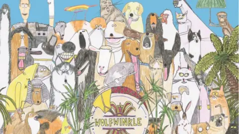 Phil Heckels Montage of 2023 work of Hercule Van Wolfwinkle
