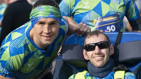 PA Media Kevin Sinfield and Rob Burrow
