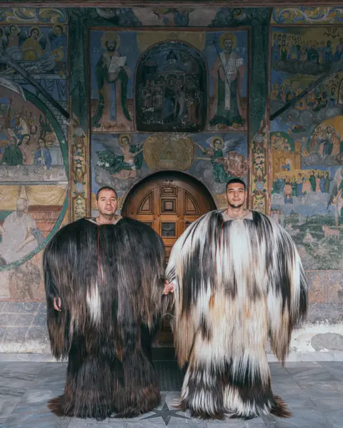 Valery Poshtarov Portrait of a father and son in Blagoevgrad, Bulgaria, 2023