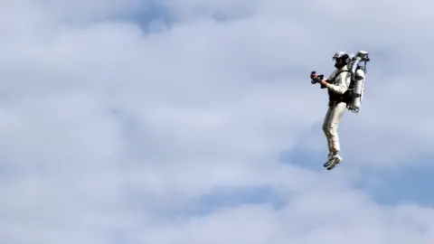 Jerry Markland Man on jetpack