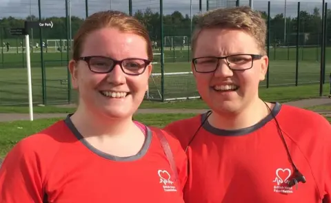 Stuart Hutchison Couple wearing BHF shirts