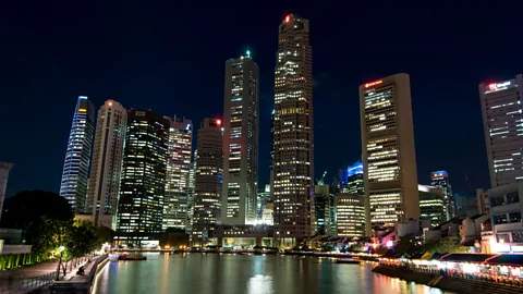 Singapore, skyline, Singapore River