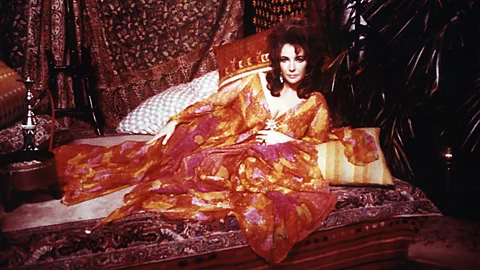 Liz Taylor - shown in the film X, Y and ZEE - loved Thea Porter's kaftans (Rex Features)