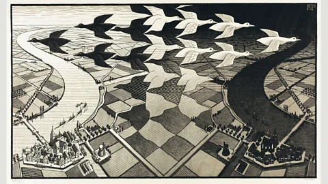 2015 The M.C. Escher Company – Baarn, The Netherlands Day and Night was Escher’s most popular print (Credit: 2015 The M.C. Escher Company – Baarn, The Netherlands)
