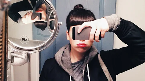 Getty Images Are narcissists more likely to take selfies, or is selfie culture creating narcissists? (Credit: Getty Images)
