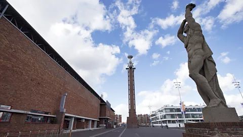 Getty Images The first Olympic cauldron of the modern games appeared at the Summer Olympics in Amsterdam in 1928 – it appeared at the top of a tower (Credit: Getty Images)