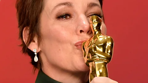 Getty Olivia Colman won best actress for her work in The Favourite, ahead of the real favourite, Glenn Close (Credit: Getty)