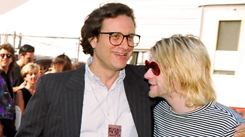 Jeff Kravitz and FilmMagic.com Danny Goldberg (left) and Kurt Cobain (Credit: Jeff Kravitz and FilmMagic.com)