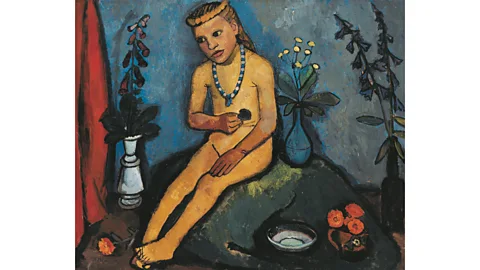 Von der Heydt-Museum Wuppertal Nude Girl with Flower Vases by Paula Modersohn-Becker is typical of the artist's intense, timeless portraiture (Credit: Von der Heydt-Museum Wuppertal)