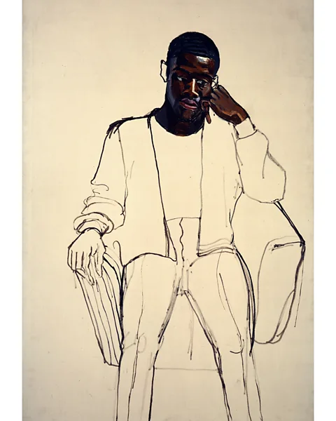 The Estate of Alice Neel, Bilbao, 2021 Black Draftee (James Hunter) by Alice Neel. In her portraits Neel celebrates and commemorates the subjects (Credit: The Estate of Alice Neel, Bilbao, 2021)