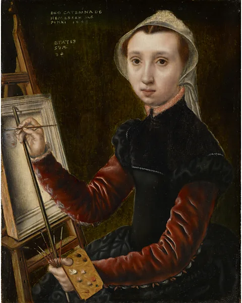 Kunstmuseum Basel The striking self-portrait by Catharina van Hemessen focuses on her identity as an artist (Credit: Kunstmuseum Basel)
