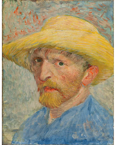 The Detroit Institute of Arts, Bridgeman Images Van Gogh's powerful Self-Portrait with Straw Hat is on display at an exhibition at the Courtauld, London (Credit: The Detroit Institute of Arts, Bridgeman Images)