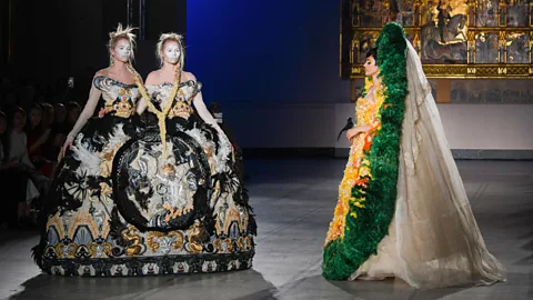 Alamy Guo Pei catwalk