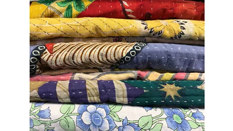 Getty Images Kantha is a craft that dates back a thousand years, and was traditionally created with discarded fabrics (Credit: Getty Images)