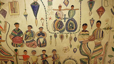 Alamy Kantha embroidery
