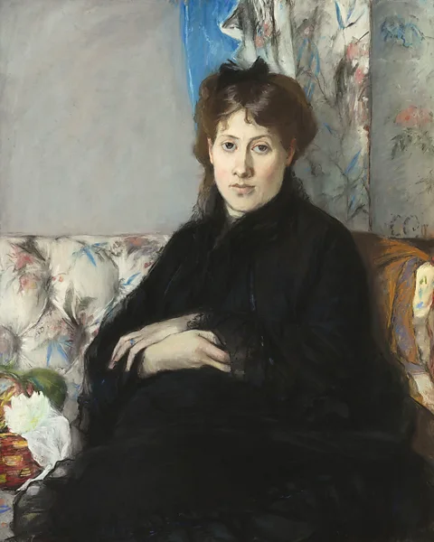 Getty Images Morisot's Portrait of Madame Pontillon (1871) also hints at a restlessness in Edma's hands (Credit: Getty Images)